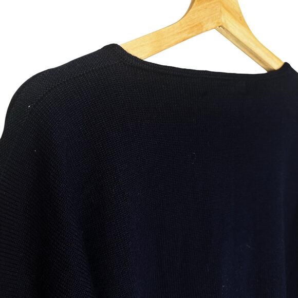 RALPH LAUREN BLUE LABEL 80s Deadstock Blue V-Neck Wool Knit Sweater Large Womens - Picture 13 of 15